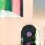 Icoon: Cosmetische fles met een blad, staat voor private label productie